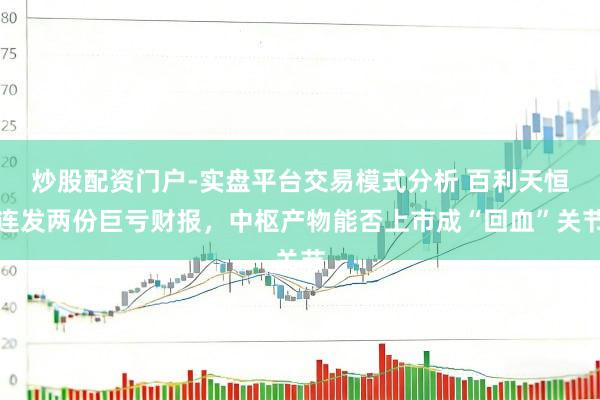 炒股配资门户-实盘平台交易模式分析 百利天恒连发两份巨亏财报，中枢产物能否上市成“回血”关节