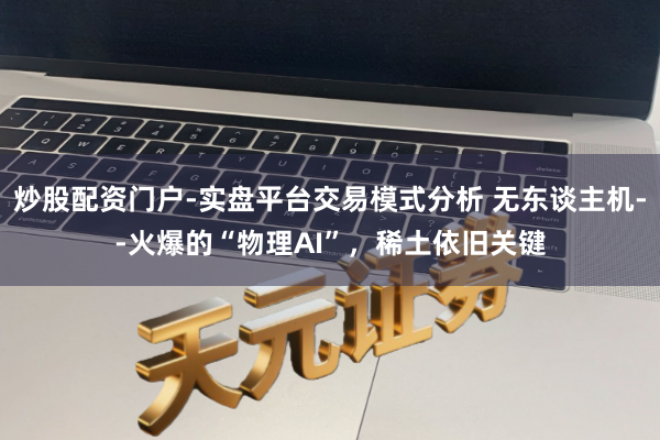 炒股配资门户-实盘平台交易模式分析 无东谈主机--火爆的“物理AI”，稀土依旧关键